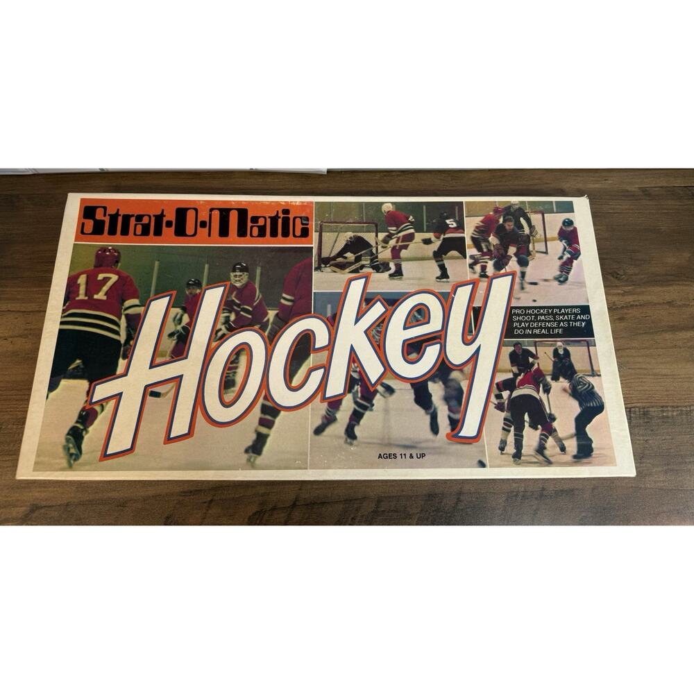 Strat-O-Matic Boardgame Hockey 1978 Box Good Condition READ